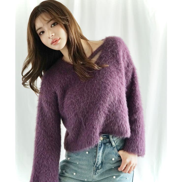 【Jasmine】シャギーニットプルオーバー Jasmine Grandiflo… | aimoha  | 詳細画像40 