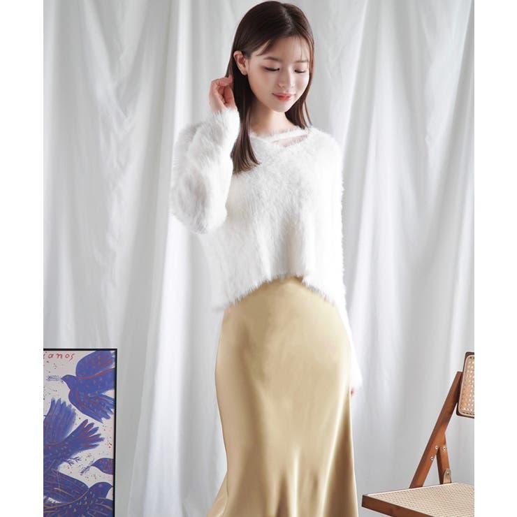 【Jasmine】シャギーニットプルオーバー Jasmine Grandiflo… | aimoha  | 詳細画像48 