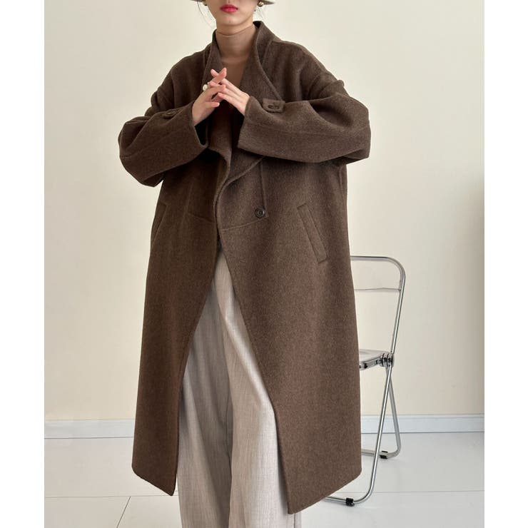 アシンメトリークラシック ウールロングコート【AW】 | DECADECLASSIC | 詳細画像22 