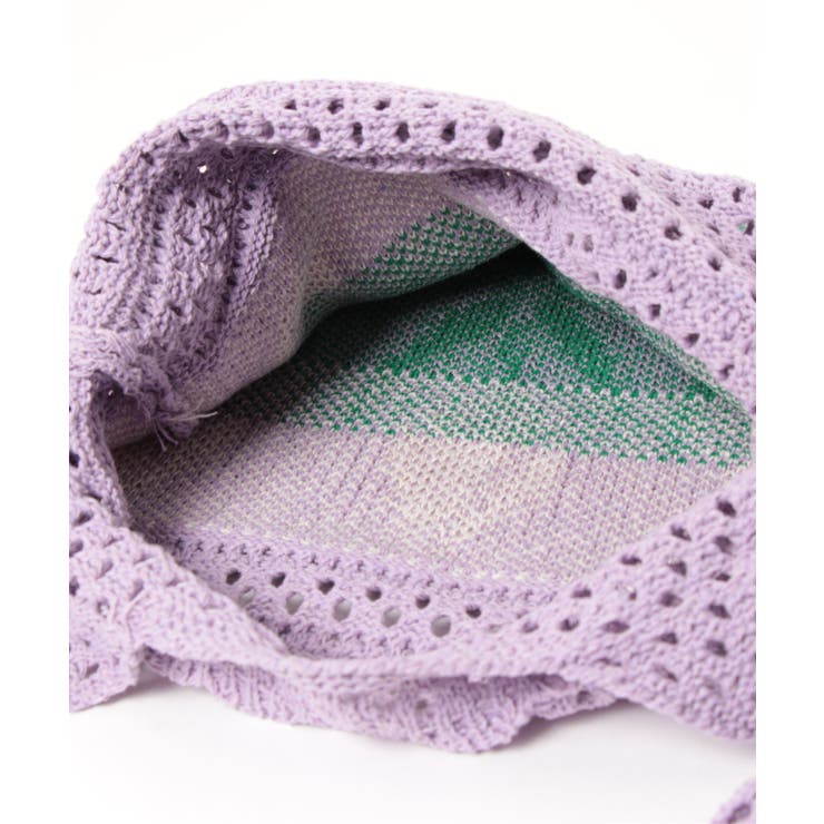 透かし編み チューリップニットトートバッグ もこもこ | aimoha  | 詳細画像45 