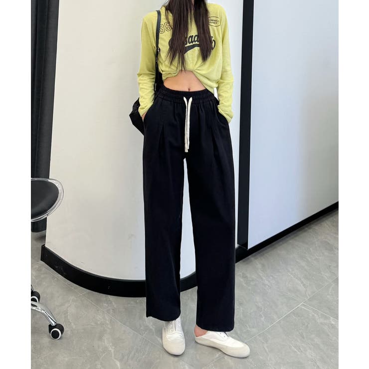 ブラック | カジュアルパンツ | aimoha 