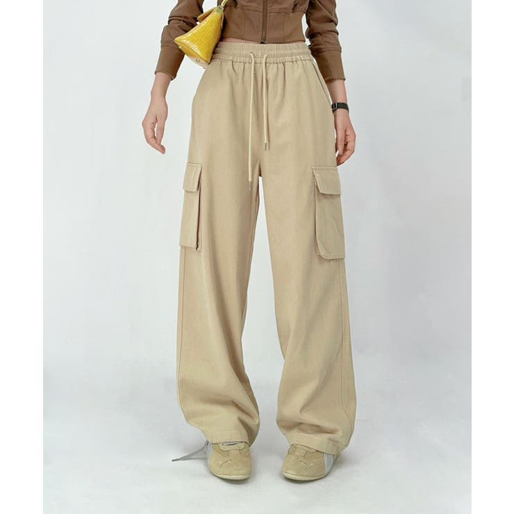 カーゴデザインワイドパンツ | aimoha  | 詳細画像8 