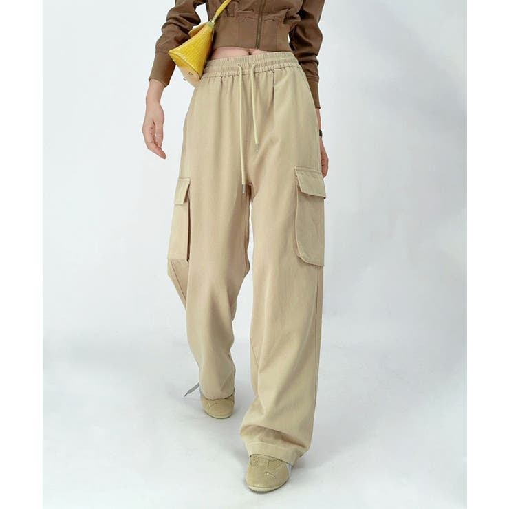 カーゴデザインワイドパンツ | aimoha  | 詳細画像9 