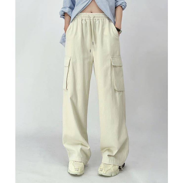 カーゴデザインワイドパンツ | aimoha  | 詳細画像10 