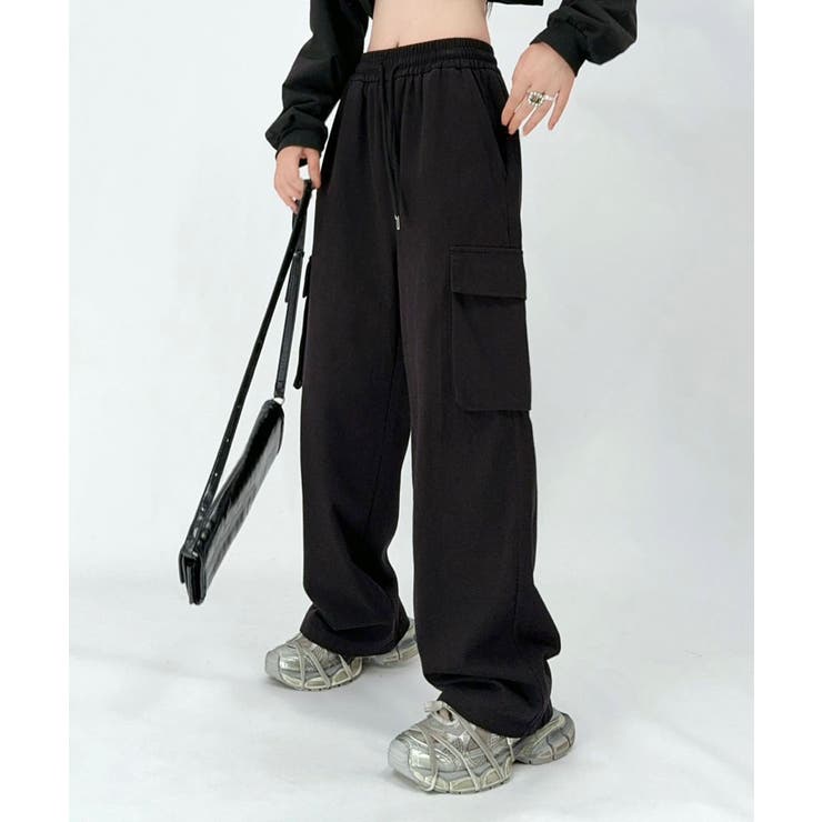 カーゴデザインワイドパンツ | aimoha  | 詳細画像3 