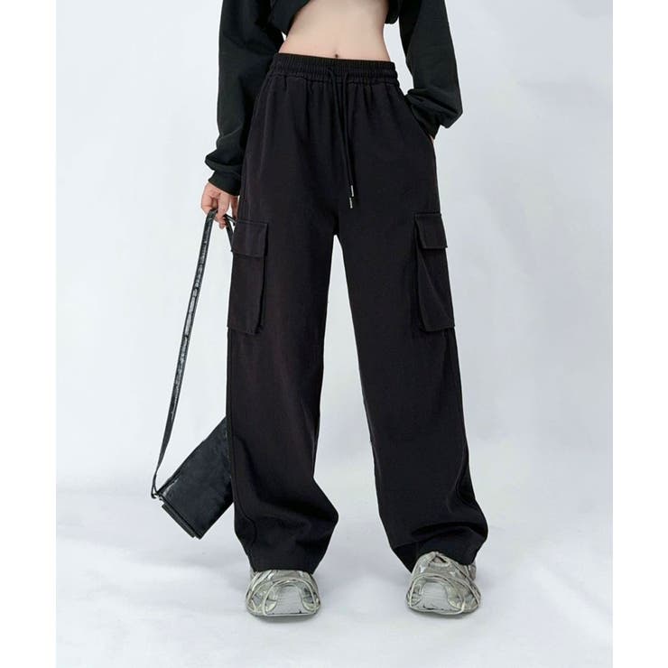 カーゴデザインワイドパンツ | aimoha  | 詳細画像4 