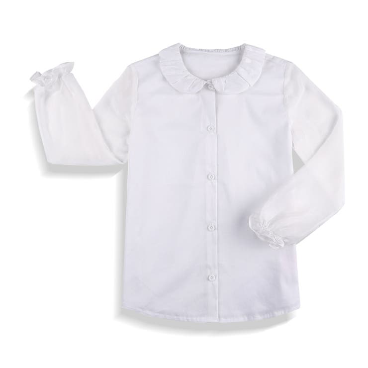 OUTLETショルダーシームシルクブラウス ブラウス シャツ | aimoha kids | 詳細画像5 