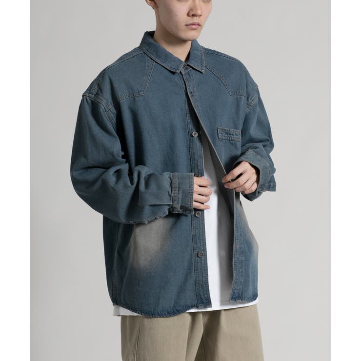 【aimoha neo】 Rustic Denim Shirt | aimoha men | 詳細画像4 