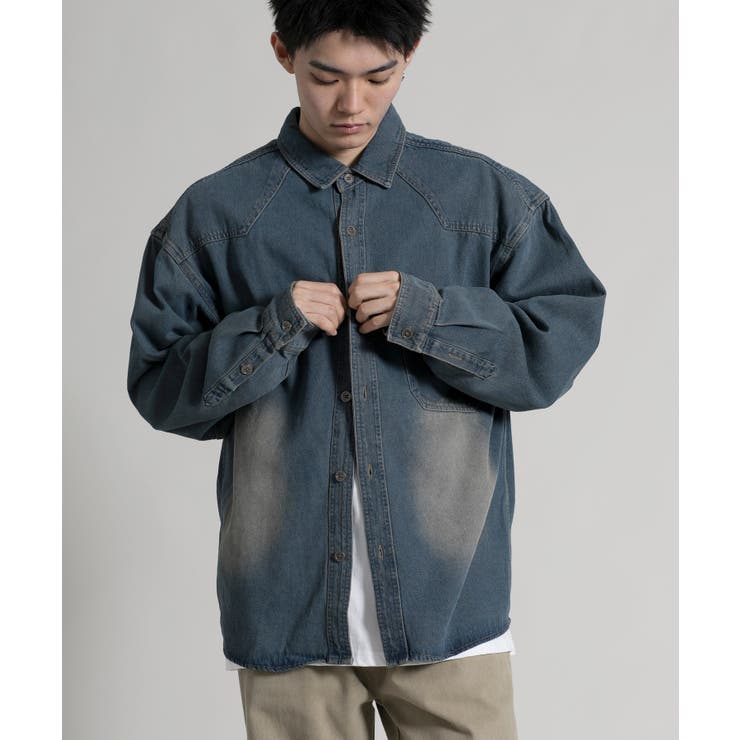 【aimoha neo】 Rustic Denim Shirt | aimoha men | 詳細画像5 