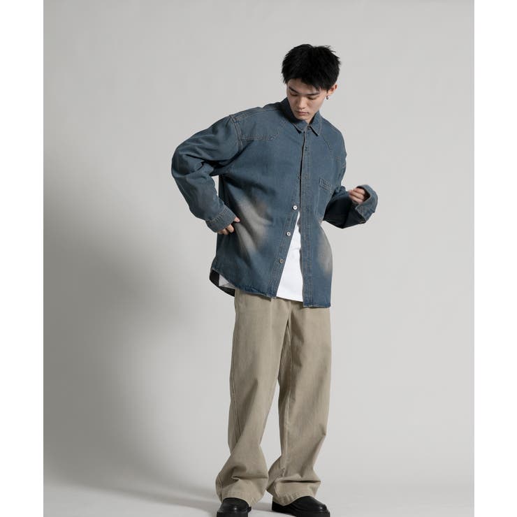 【aimoha neo】 Rustic Denim Shirt | aimoha men | 詳細画像7 
