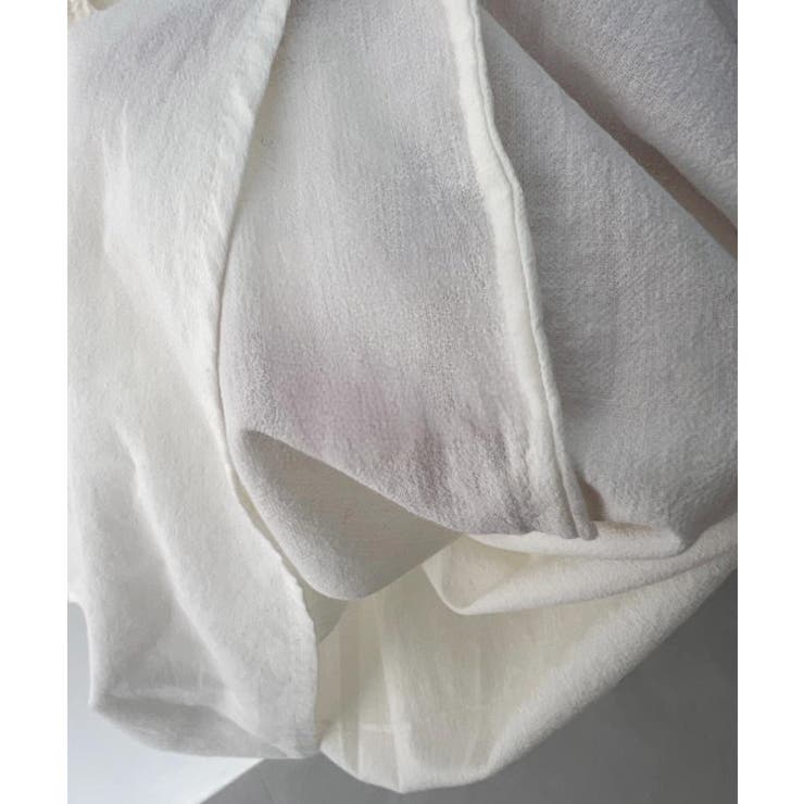 ハーフプラケットリボンシャツ | aimoha  | 詳細画像5