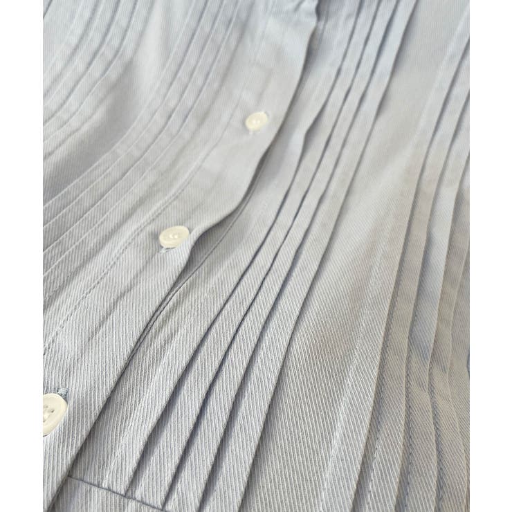 ピンタックデザインボリュームスリーブシャツ | aimoha  | 詳細画像6 