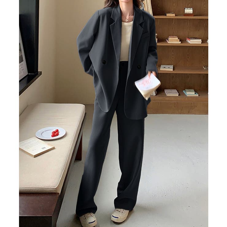 【極美品】パタゴニア shot ジャケット パンツ セットアップ aimoha テーラードジャケット＋ワイドパンツセットアップ[品番