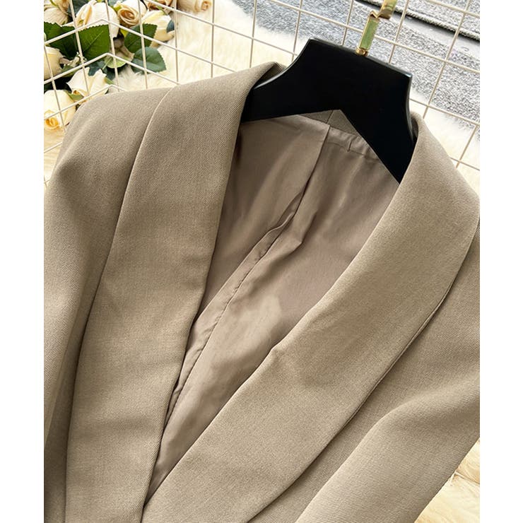 aimoha リボンタイベルトロングジレ＋ワイドパンツセットアップ | aimoha  | 詳細画像8 