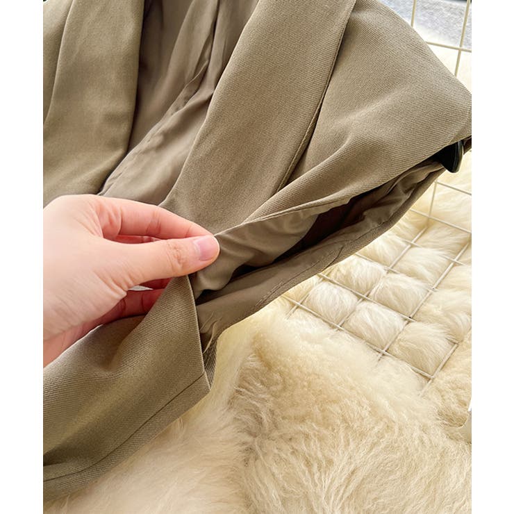 aimoha リボンタイベルトロングジレ＋ワイドパンツセットアップ | aimoha  | 詳細画像14 