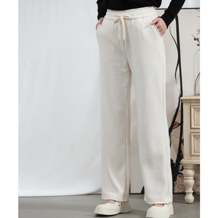 【Aimoha】ドローストリングストレートパンツ【AW】 | aimoha  | 詳細画像6 