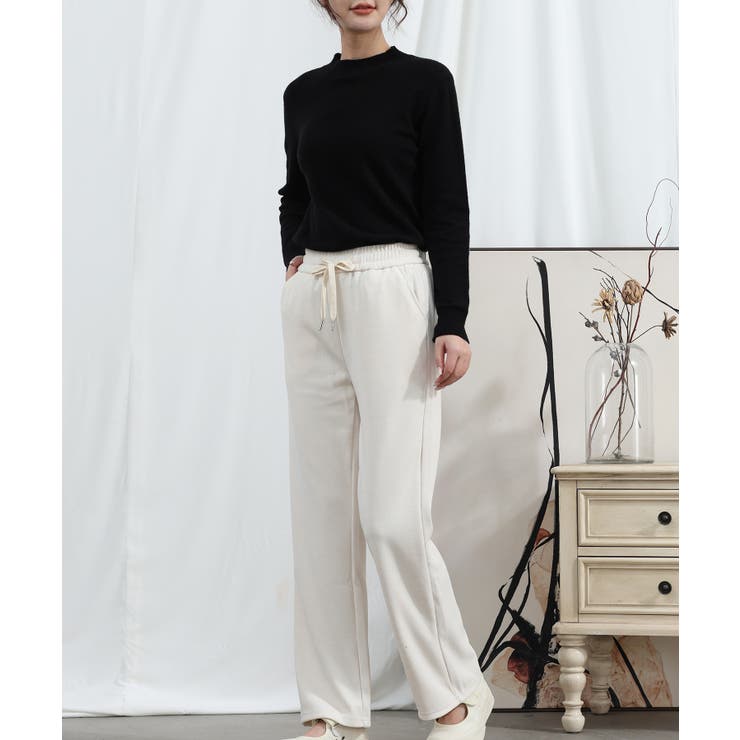 【Aimoha】ドローストリングストレートパンツ【AW】 | aimoha  | 詳細画像7 