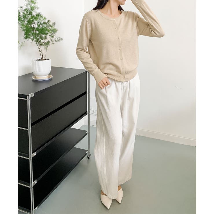 パールボタンカーディガン | aimoha  | 詳細画像14 