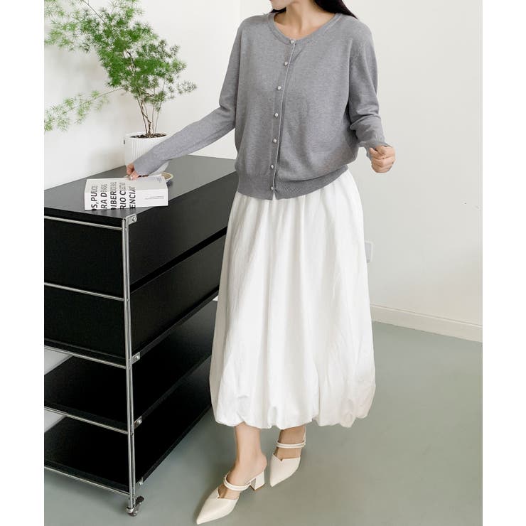 パールボタンカーディガン | aimoha  | 詳細画像6 