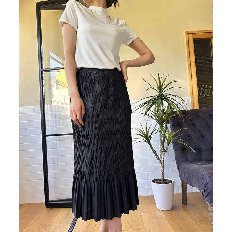 ウエストゴムスカート | aimoha  | 詳細画像15 