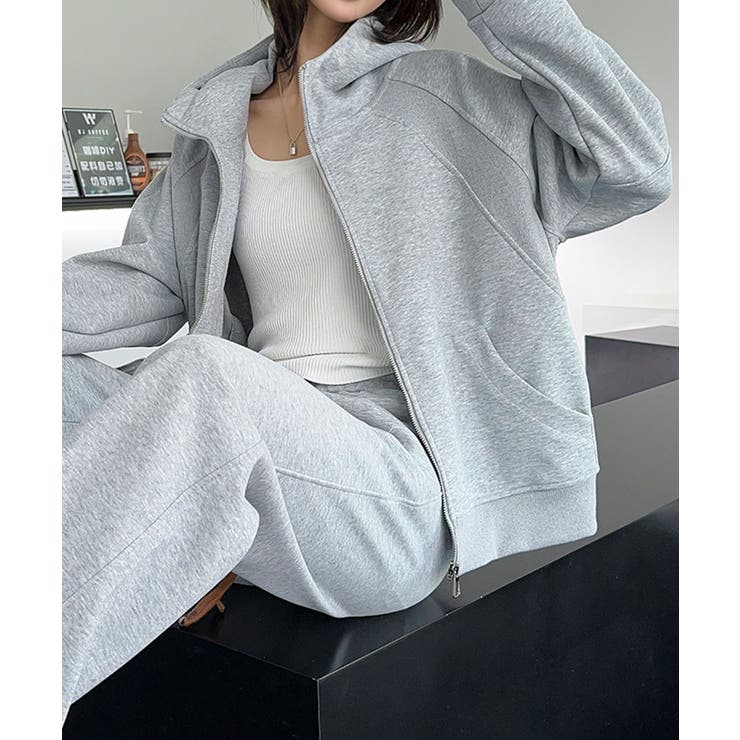 ジップアップパーカー | aimoha  | 詳細画像4 