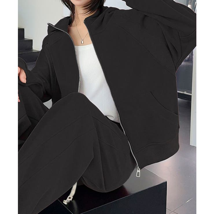 ジップアップパーカー | aimoha  | 詳細画像6 