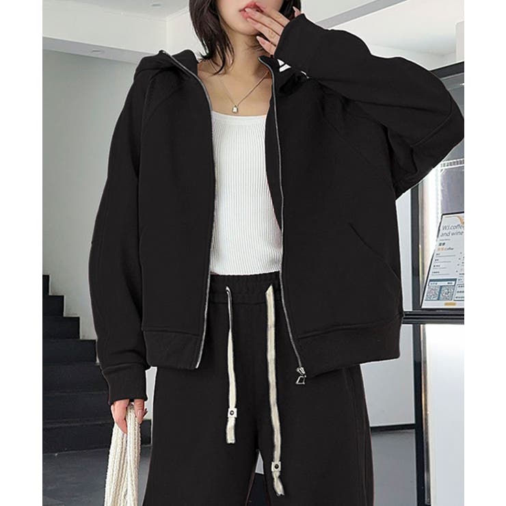 ジップアップパーカー | aimoha  | 詳細画像7 