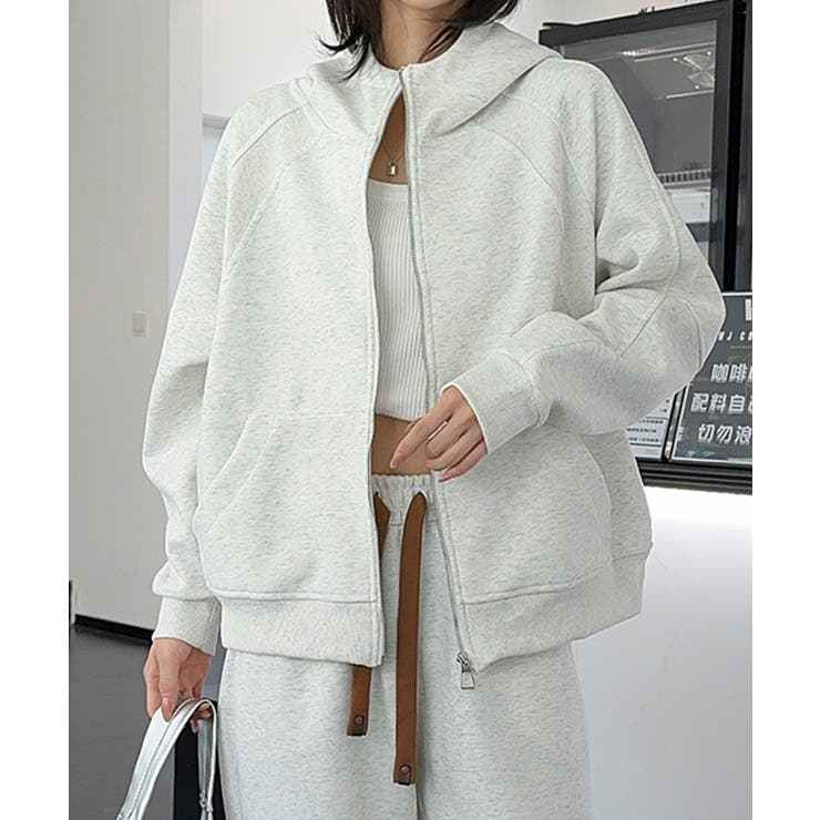 ジップアップパーカー | aimoha  | 詳細画像9 