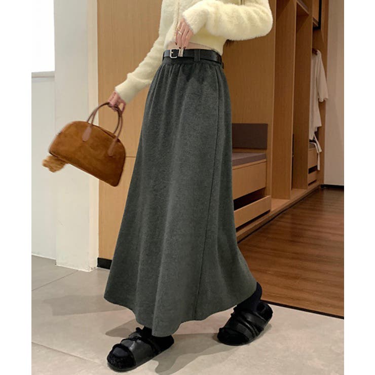 【Banico】ニットロングスカート【AW】 | aimoha  | 詳細画像1 