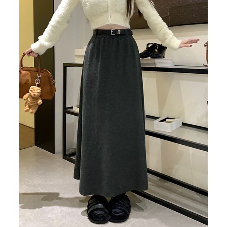 【Banico】ニットロングスカート【AW】 | aimoha  | 詳細画像3 