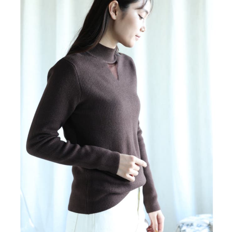 【Aimoha】ソリッドカラーの長袖リブ | aimoha  | 詳細画像15 