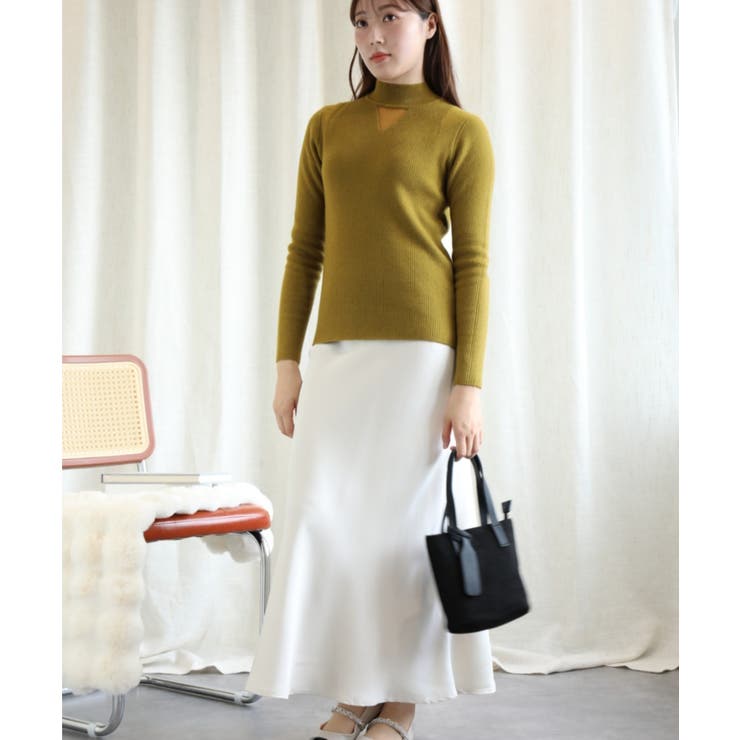 【Aimoha】ソリッドカラーの長袖リブ | aimoha  | 詳細画像25 