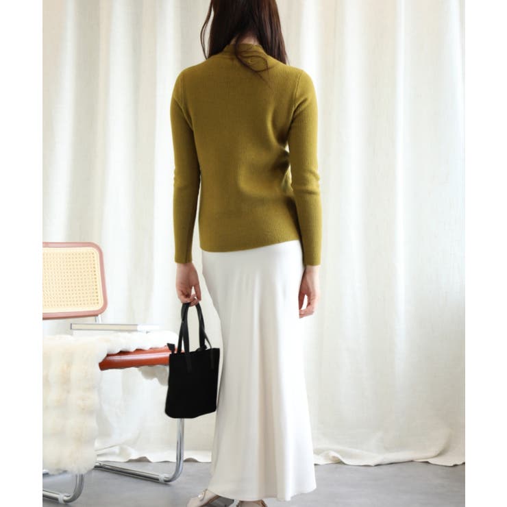 【Aimoha】ソリッドカラーの長袖リブ | aimoha  | 詳細画像27 