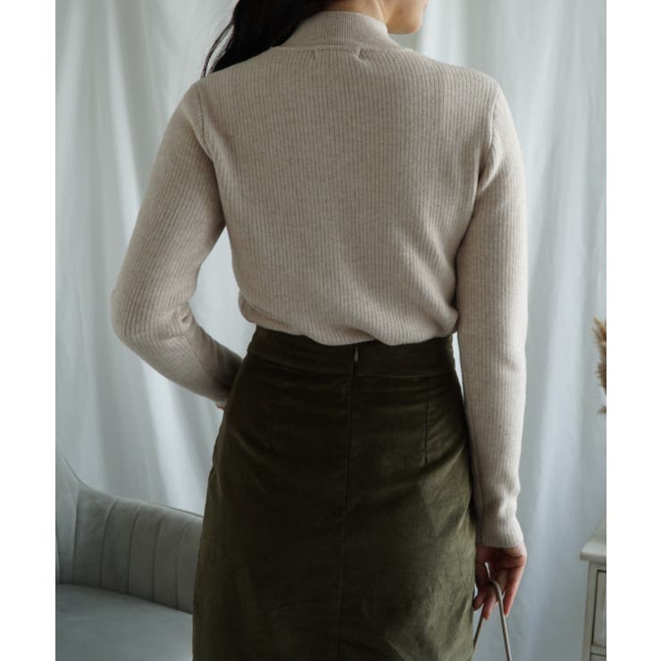 【Aimoha】ソリッドカラーの長袖リブ | aimoha  | 詳細画像38 