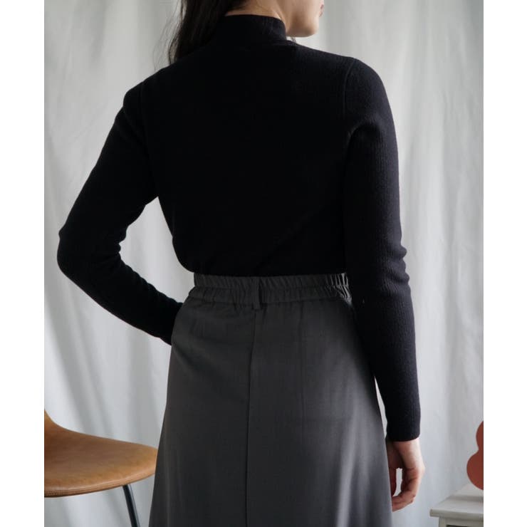 【Aimoha】ソリッドカラーの長袖リブ | aimoha  | 詳細画像40 