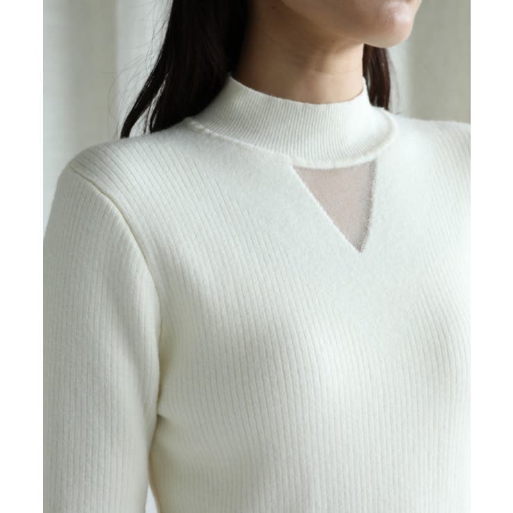 【Aimoha】ソリッドカラーの長袖リブ | aimoha  | 詳細画像4 