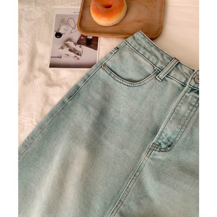 【aimoha】カジュアルデニムマキシスカート | aimoha  | 詳細画像6 