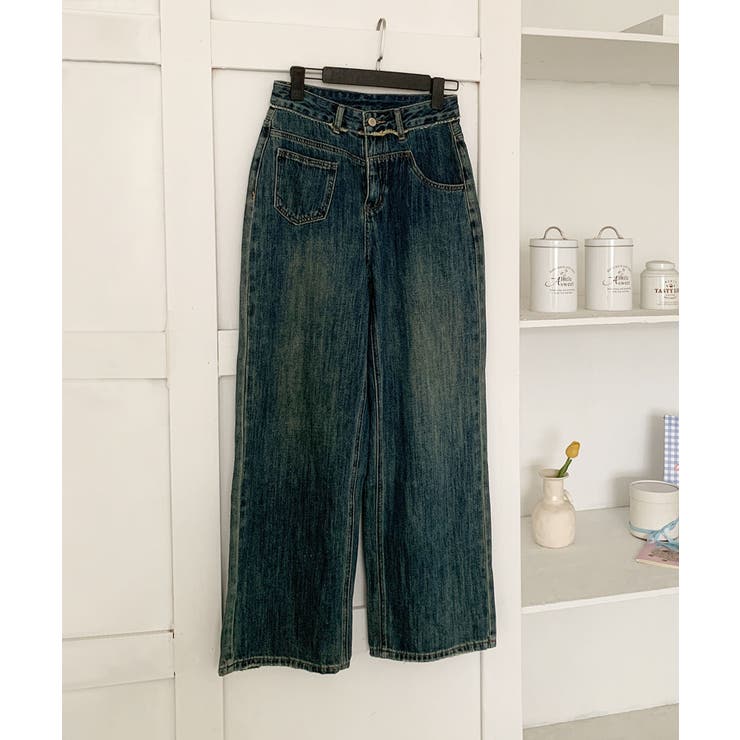 【aimoha】ストレートデニムパンツ | aimoha  | 詳細画像1 