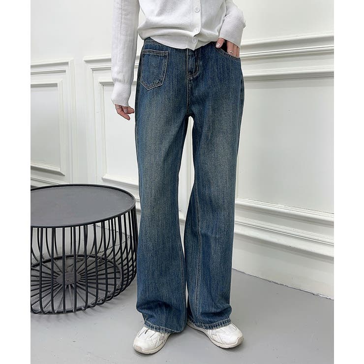 【aimoha】ストレートデニムパンツ | aimoha  | 詳細画像9 