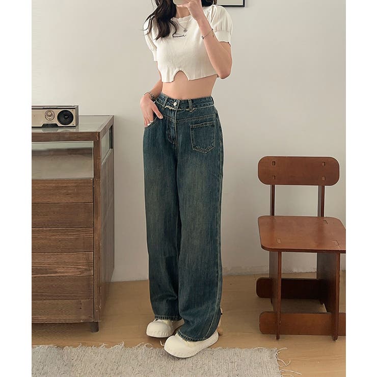 【aimoha】ストレートデニムパンツ | aimoha  | 詳細画像13 