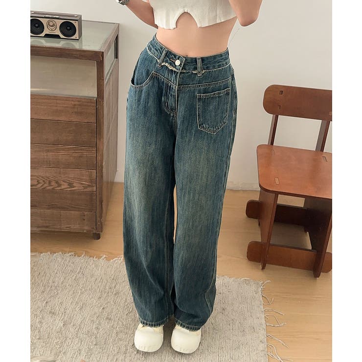 【aimoha】ストレートデニムパンツ | aimoha  | 詳細画像16 