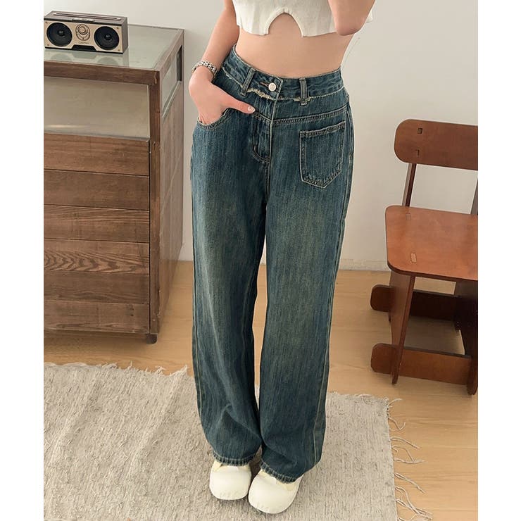 【aimoha】ストレートデニムパンツ | aimoha  | 詳細画像17 