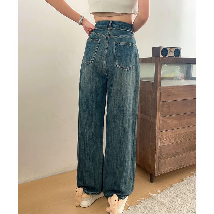 【aimoha】ストレートデニムパンツ | aimoha  | 詳細画像19 