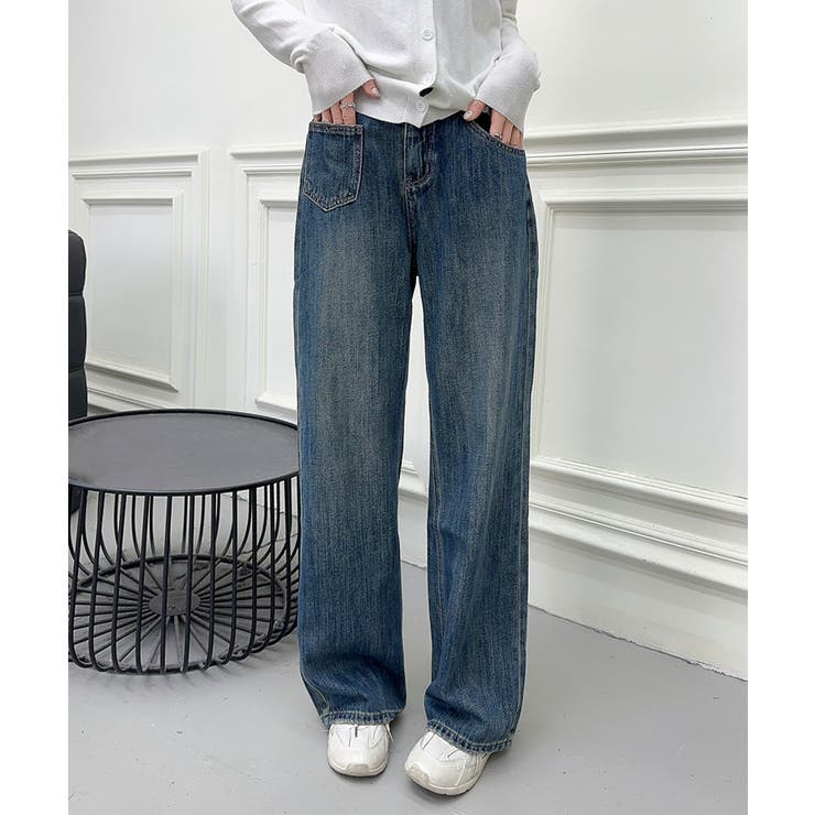 【aimoha】ストレートデニムパンツ | aimoha  | 詳細画像8 