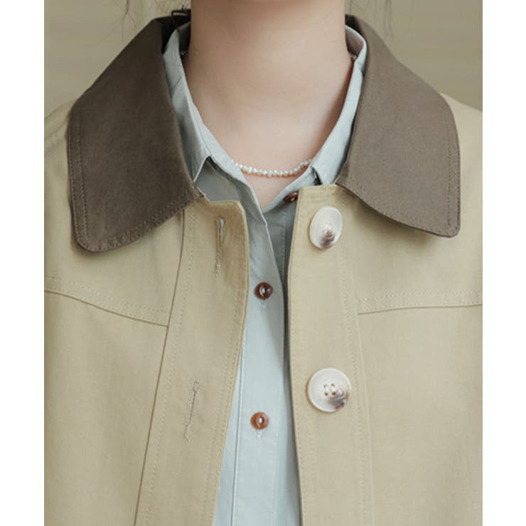 【Banico】襟切替ジャケット【AW】 | aimoha  | 詳細画像18 