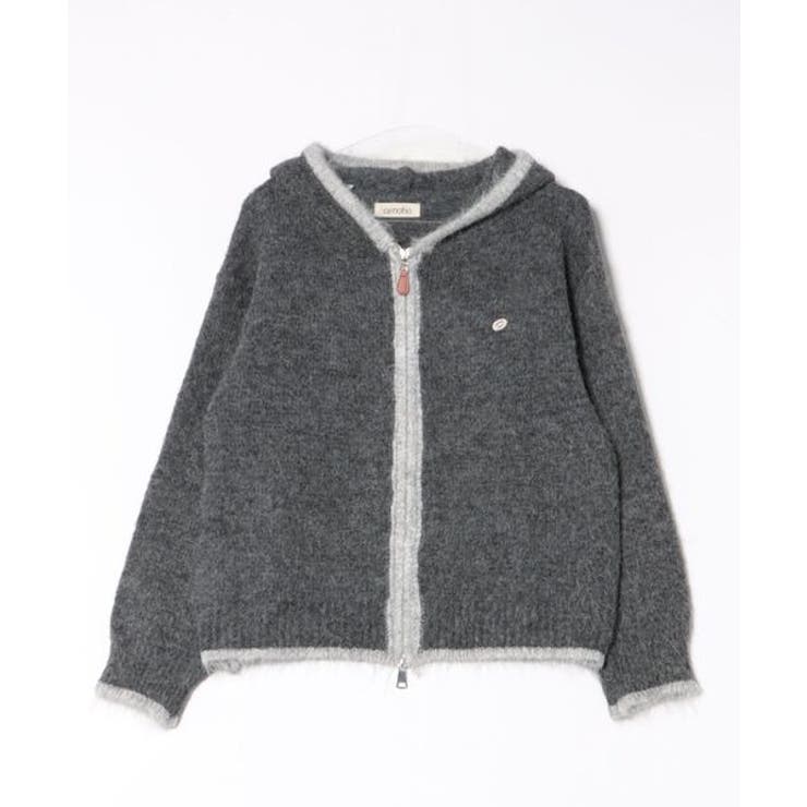 配色ライン入りフーディカーディガン | aimoha  | 詳細画像7 