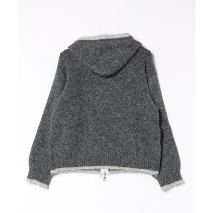 配色ライン入りフーディカーディガン | aimoha  | 詳細画像8 