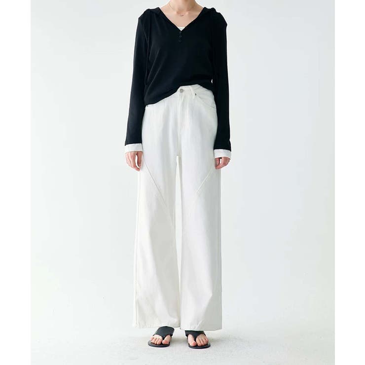 【DECADE CLASSIC】ワイドレッグデニムパンツ | DECADECLASSIC | 詳細画像2 