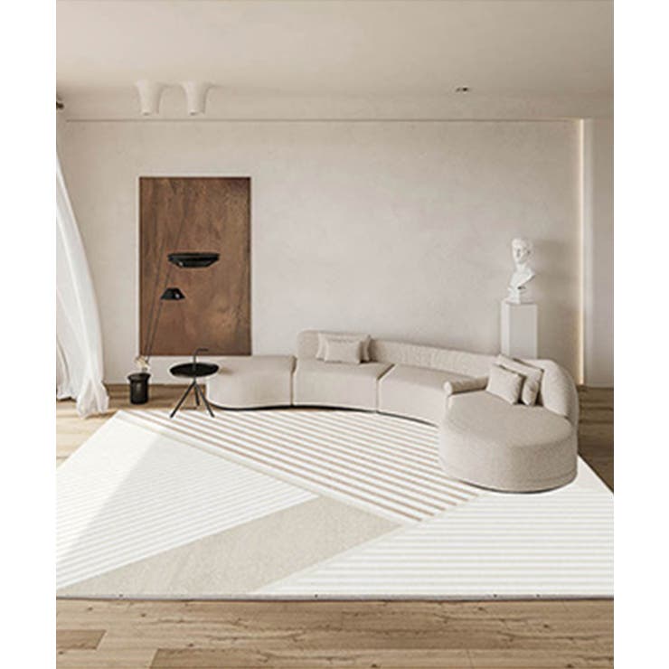 くすみ系韓国風デザインマット/カーペット 幅80 奥行き120 ラグ | aimoha  | 詳細画像10 