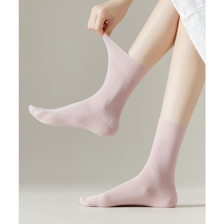 ピンク | 【mosox】コットンレディースソックス | aimoha 